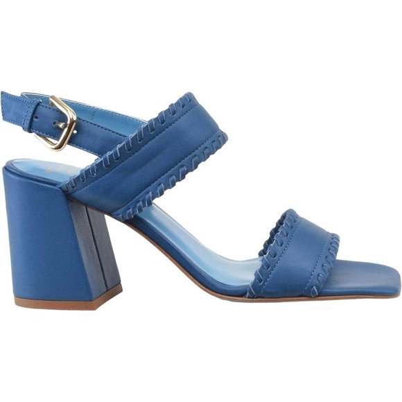 🆕 VALENTINA RANGONI Camille Sandals Shoes Memory Foam Cusion Comfort Blue 9 - Picture 2 of 10
